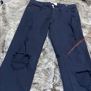 Frame Le Skinny De Jeanne Jeans Deep Blue Dive